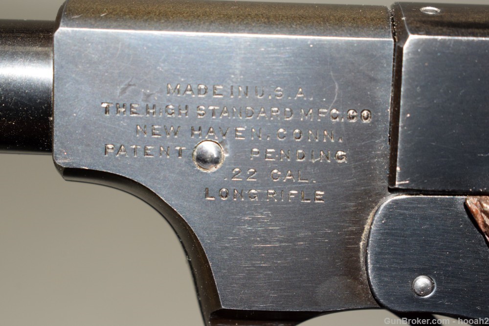 Nice High Standard Model A Semi Auto Pistol 22 LR C&R 1941-img-28