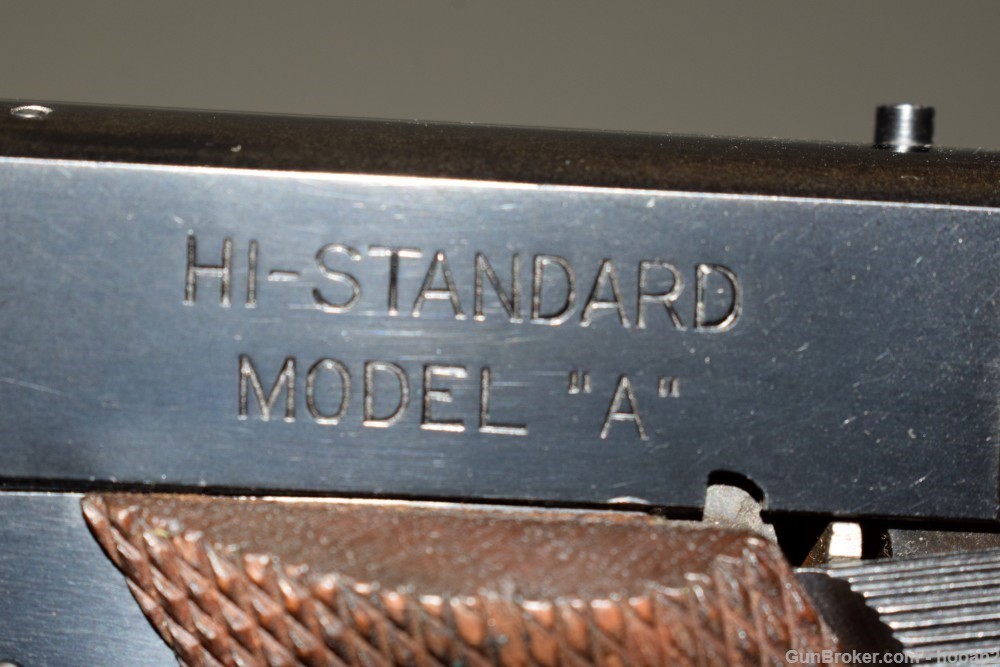 Nice High Standard Model A Semi Auto Pistol 22 LR C&R 1941-img-29