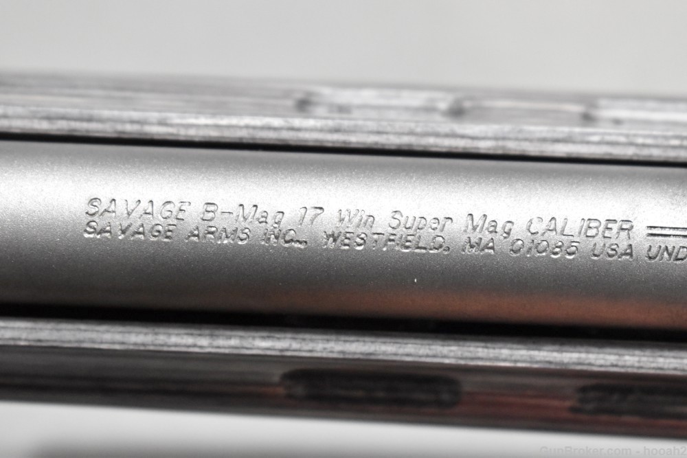 Nice Savage B.MAG Target Stainless Laminate Bolt Action Rifle 17 WSM W Box-img-33