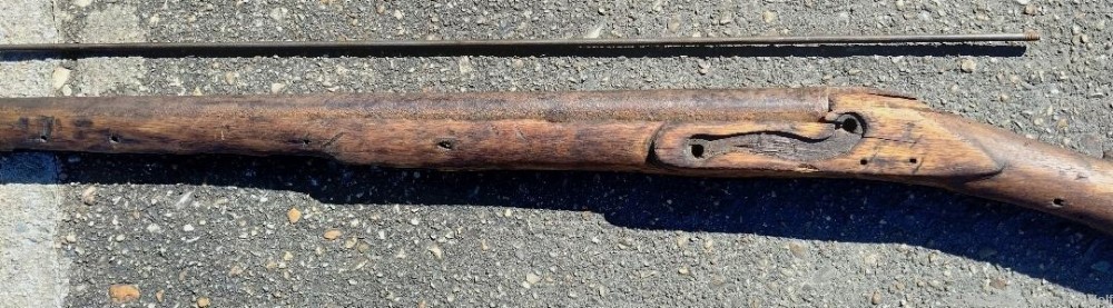 Original Springfield 1816 Musket Great Barrel Exceptional Ramrod Bad Wood-img-2
