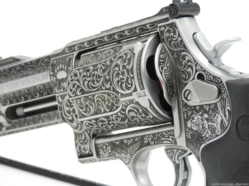 Ultra Rare Custom Engraved S&W Smith & Wesson 500 S&W500 4" 500 MAG COMP-img-10