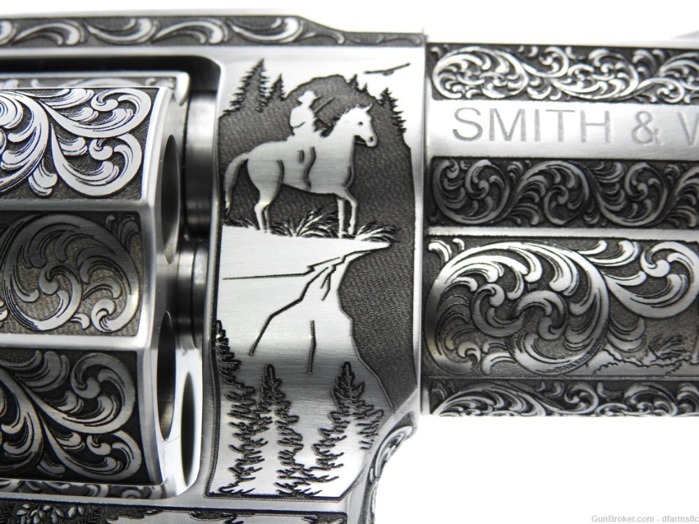 Ultra Rare Custom Engraved S&W Smith & Wesson 500 S&W500 4" 500 MAG COMP-img-28
