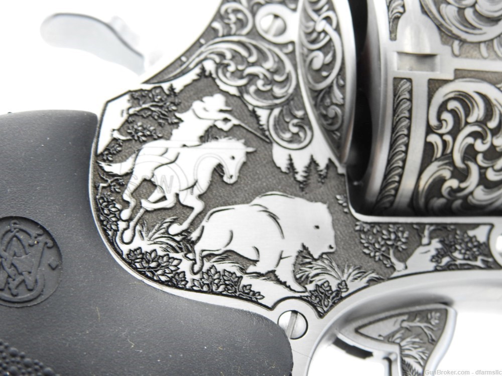 Ultra Rare Custom Engraved S&W Smith & Wesson 500 S&W500 4" 500 MAG COMP-img-26