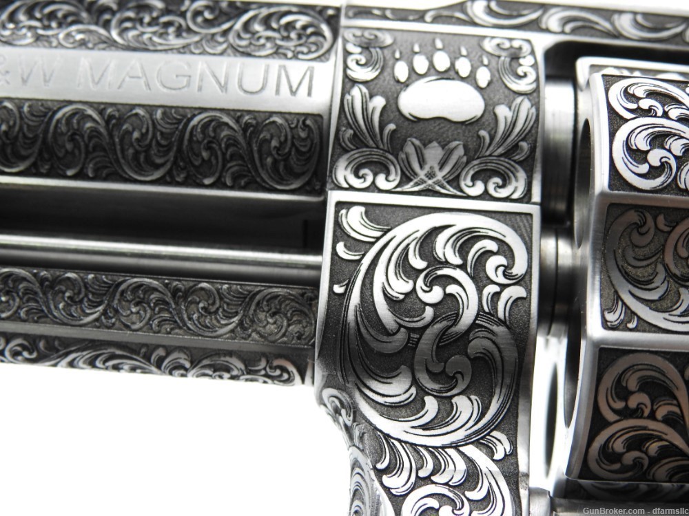 Ultra Rare Custom Engraved S&W Smith & Wesson 500 S&W500 4" 500 MAG COMP-img-29
