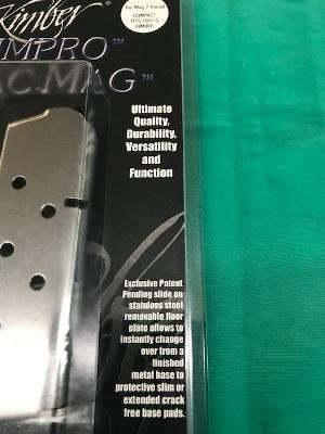 NEW KIMBER 7 ROUND 1911 .45 ACP KIMPRO TAC-MAG FOR COMPACT OFFICER MODEL-img-2