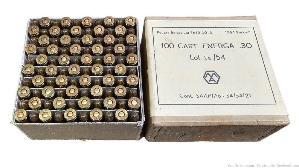 GRENADE LAUNCHER BLANKS 100-QTY BOX Energa 30.06 rifle launching cartridges-img-1