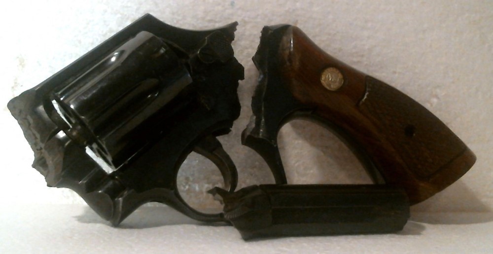 No FFL Required For Parts Only A Cut Taurus Brasil 38 Special Revolver-img-0
