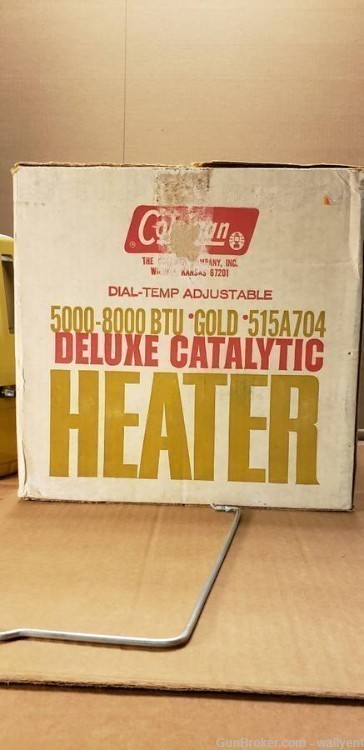 Coleman GOLD Deluxe Catalytic Heater 5000-8000 BTU 515A704 Box Manual Bond-img-8