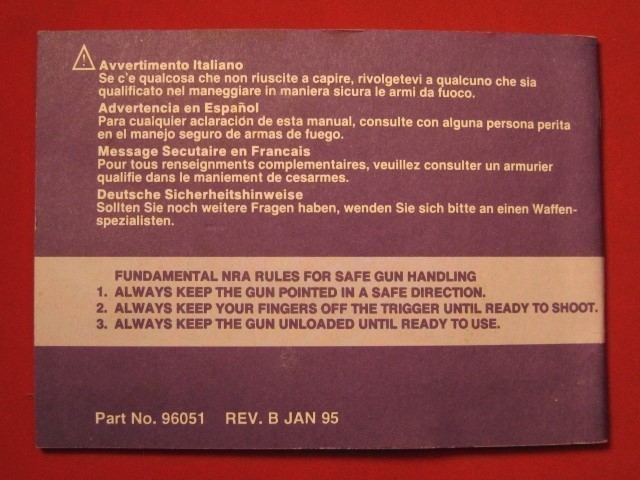 COLT 22 Pistol Manual Original Auto Gun VeryNice-img-1