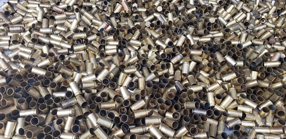 9mm Luger Range Brass 2000 plus pcs Casings Once Fired -img-0