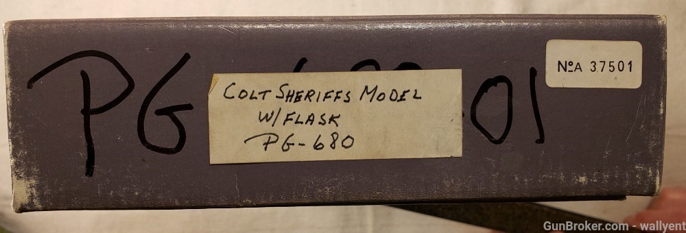 Colt Sheriffs Model PG680 Factory Percussion Revolver Box CVA Manual Sleeve-img-2
