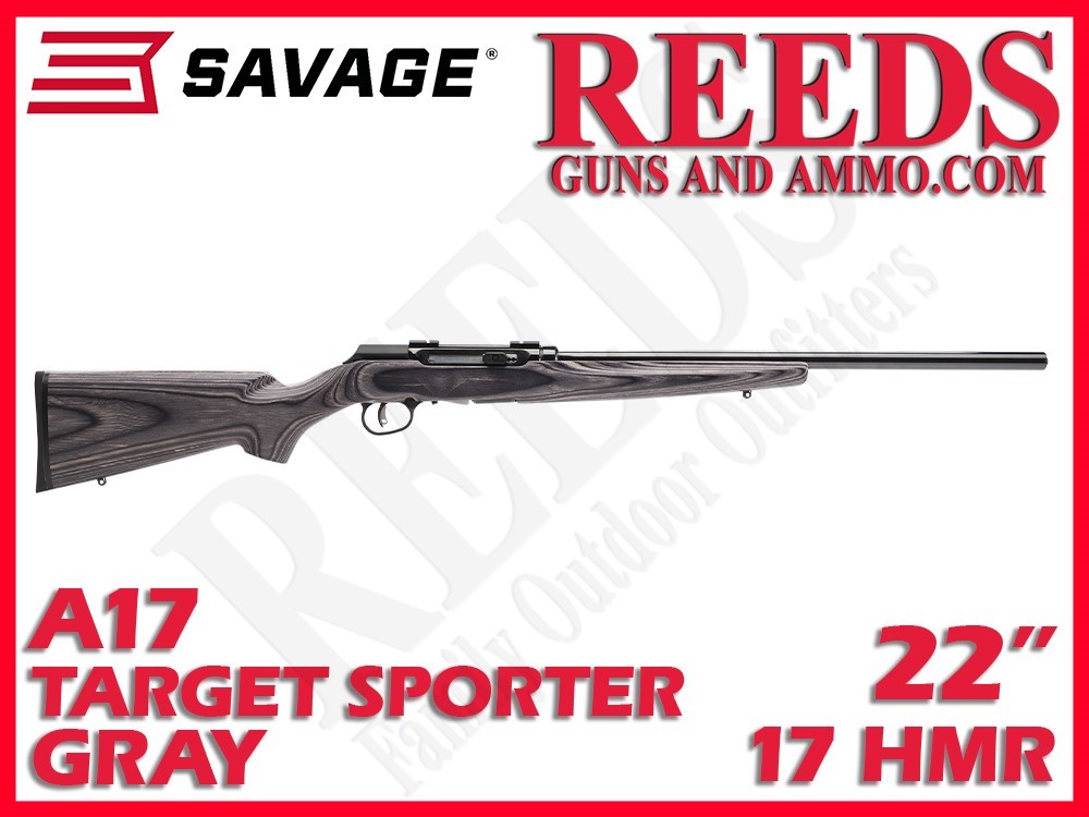 Savage Arms A17 Target Sporter Laminate Gray 17 HMR 22in 47006-img-0