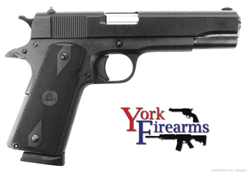 Rock Island 1911 GI Entry 45ACP 5" Black 8RD Handgun NEW 56632-img-1