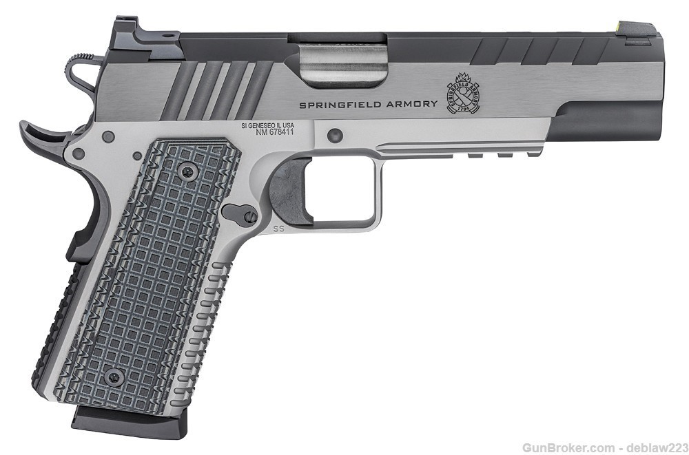 Springfield Emissary 1911 Blued Stainless 45ACP 5” 2-tone LayAway PX9220L-img-0