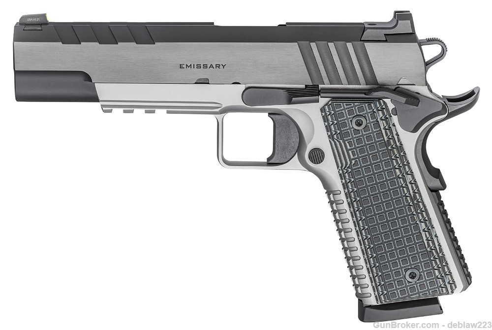 Springfield Emissary 1911 Blued Stainless 45ACP 5” 2-tone LayAway PX9220L-img-2