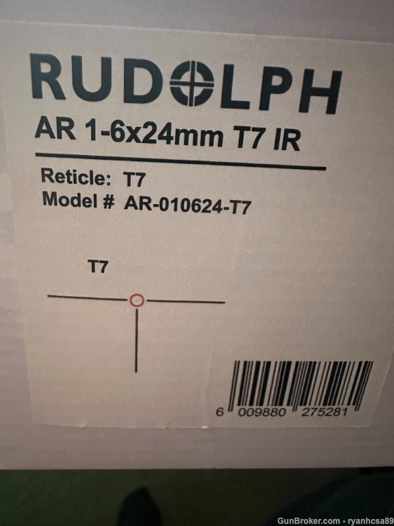 Rudolph AR 1-6x24mm T7 IR Scope and Vortex 2'' Offset Cantilever Mount-img-3