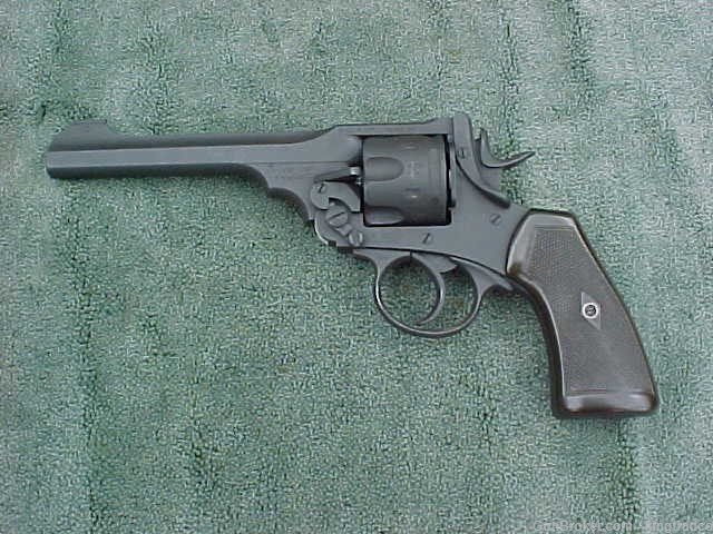 Vintage WEBLEY MK Vl .455 BNP Revolver C1920 Test Fired with 45 ACP Ammo CR-img-1