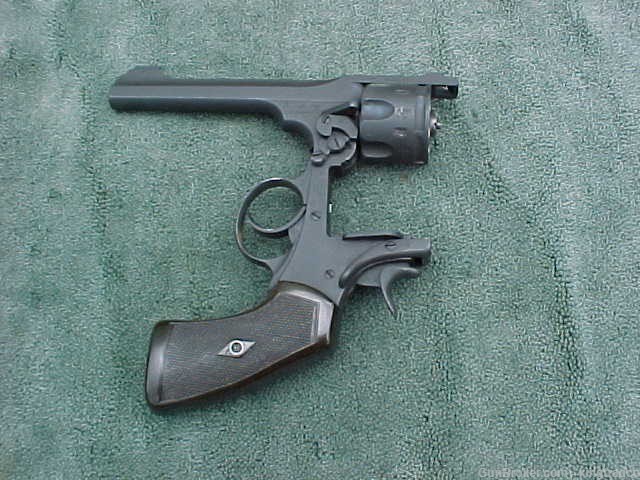 Vintage WEBLEY MK Vl .455 BNP Revolver C1920 Test Fired with 45 ACP Ammo CR-img-7