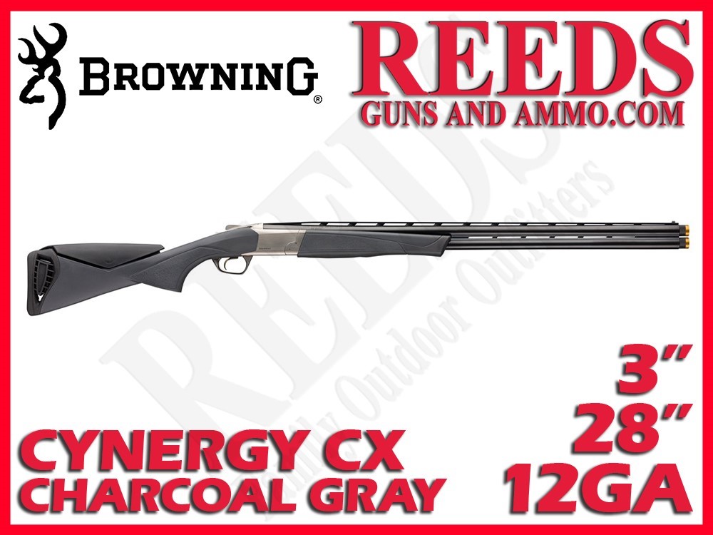 Browning Cynergy CX Composite Charcoal Gray 12 Ga 3in 28in 018710304-img-0