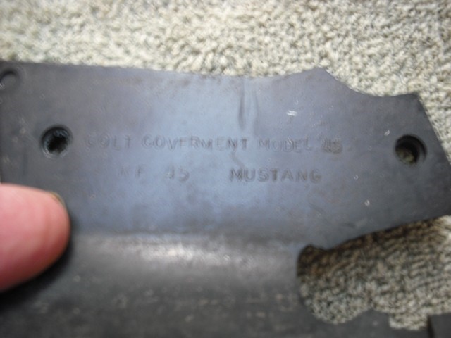 Gun Parts Colt Gov Mod 45 Grips Mustang Part NO Re-img-3