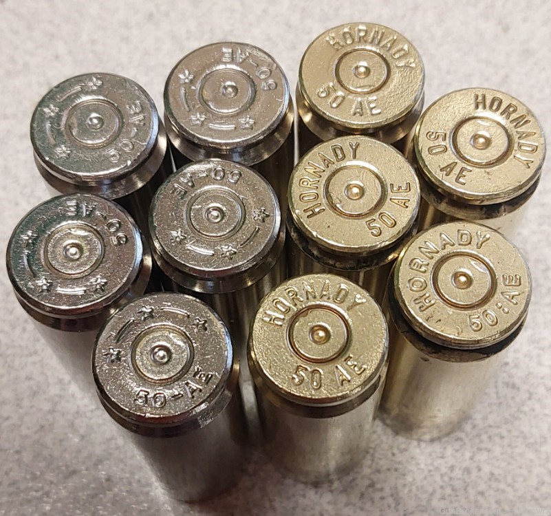 .50 Action Express brass, .50 AE cases , 165 pcs,  50AE-img-1