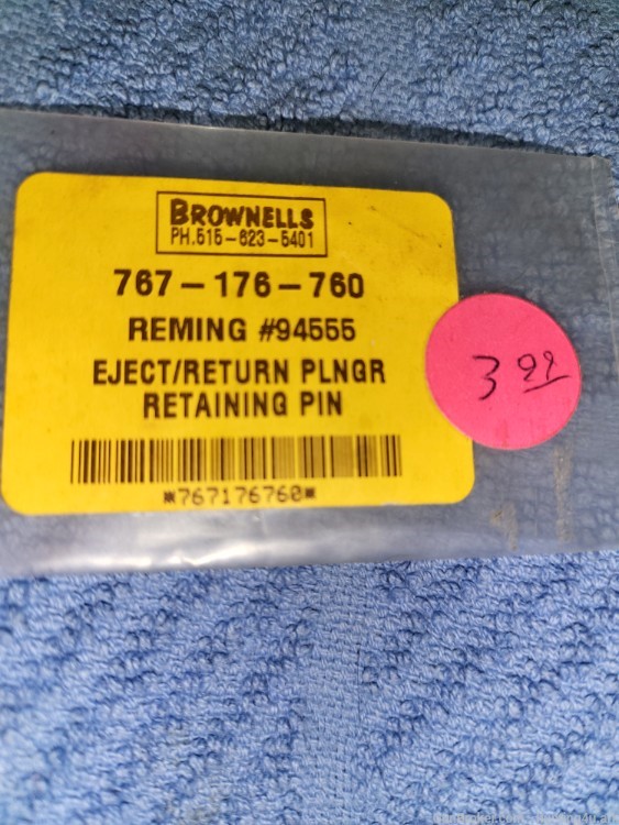 Brownells Remington #94555 Eject/Plunger Retaining Pin -img-1