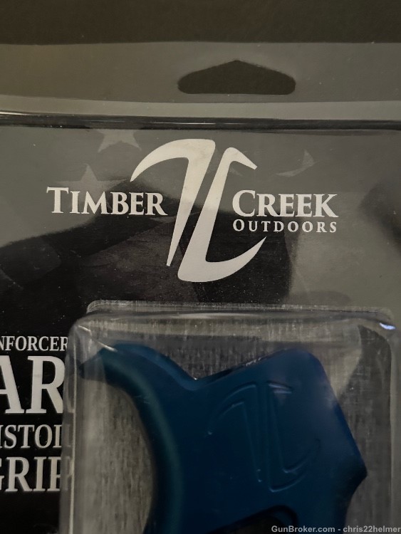 AR15 Timber Creek pistol grip. Blue anodized aluminum.-img-2