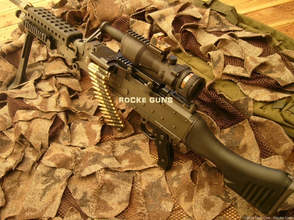 OHIO ORDNANCE WORKS M240 SLR 7.62 NATO ISSUE OPTICS 2000 RDS BELTED AMMO FN-img-35