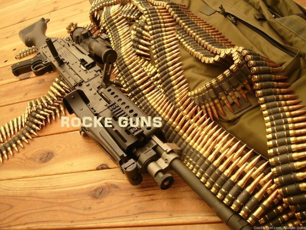 OHIO ORDNANCE WORKS M240 SLR 7.62 NATO ISSUE OPTICS 2000 RDS BELTED AMMO FN-img-53
