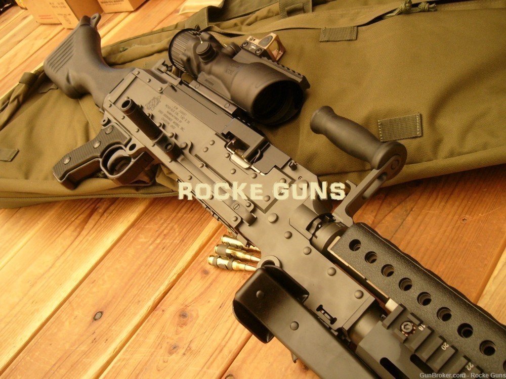 OHIO ORDNANCE WORKS M240 SLR 7.62 NATO ISSUE OPTICS 2000 RDS BELTED AMMO FN-img-55
