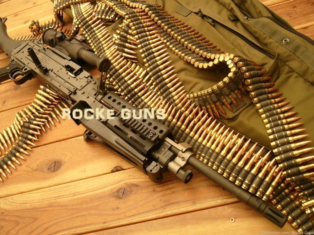 OHIO ORDNANCE WORKS M240 SLR 7.62 NATO ISSUE OPTICS 2000 RDS BELTED AMMO FN-img-50