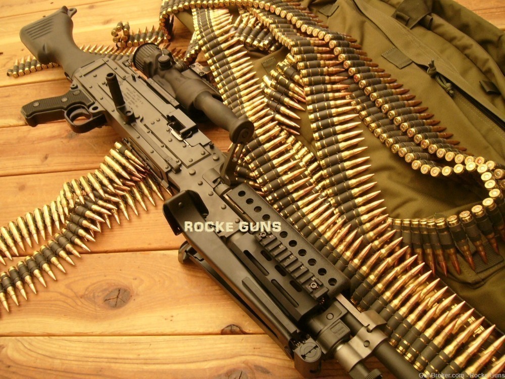 OHIO ORDNANCE WORKS M240 SLR 7.62 NATO ISSUE OPTICS 2000 RDS BELTED AMMO FN-img-48
