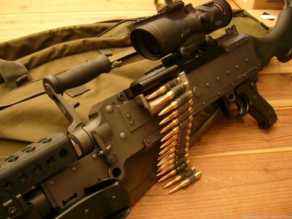 OHIO ORDNANCE WORKS M240 SLR 7.62 NATO ISSUE OPTICS 2000 RDS BELTED AMMO FN-img-64