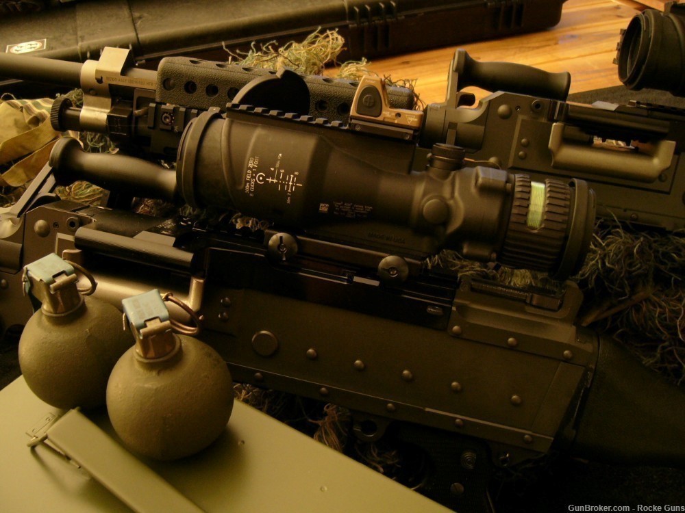 OHIO ORDNANCE WORKS M240 SLR 7.62 NATO ISSUE OPTICS 2000 RDS BELTED AMMO FN-img-78