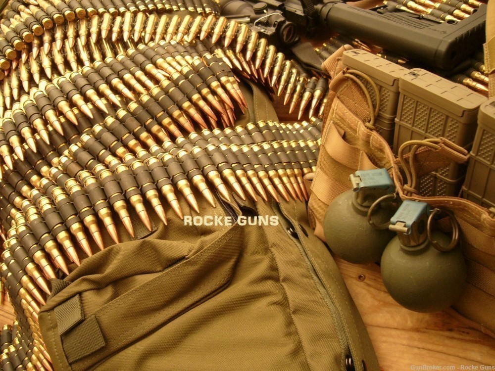 OHIO ORDNANCE WORKS M240 SLR 7.62 NATO ISSUE OPTICS 2000 RDS BELTED AMMO FN-img-12