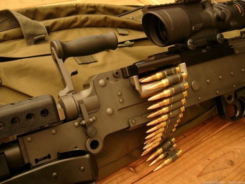OHIO ORDNANCE WORKS M240 SLR 7.62 NATO ISSUE OPTICS 2000 RDS BELTED AMMO FN-img-66