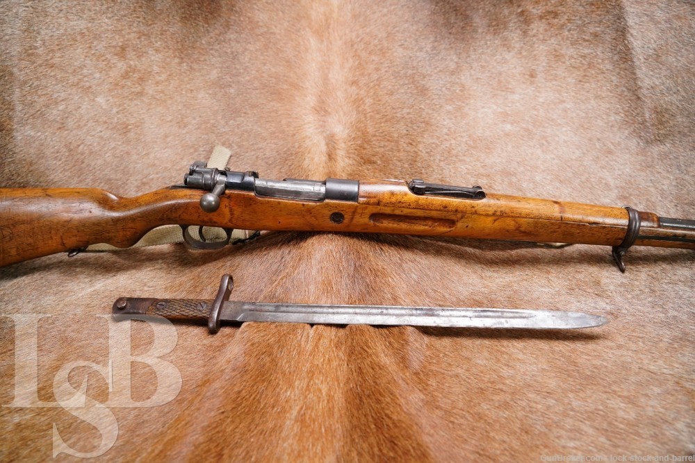 Spanish Model 1943 Mauser K98 8mm Bolt Action Rifle Bayonet C&R-img-0