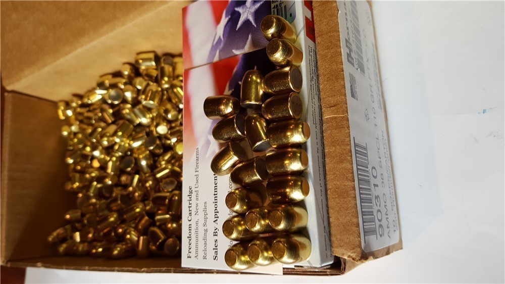 500 Montana Gold 40 smith and wesson/ 10mm 165 grain FMJ bullet heads-img-1