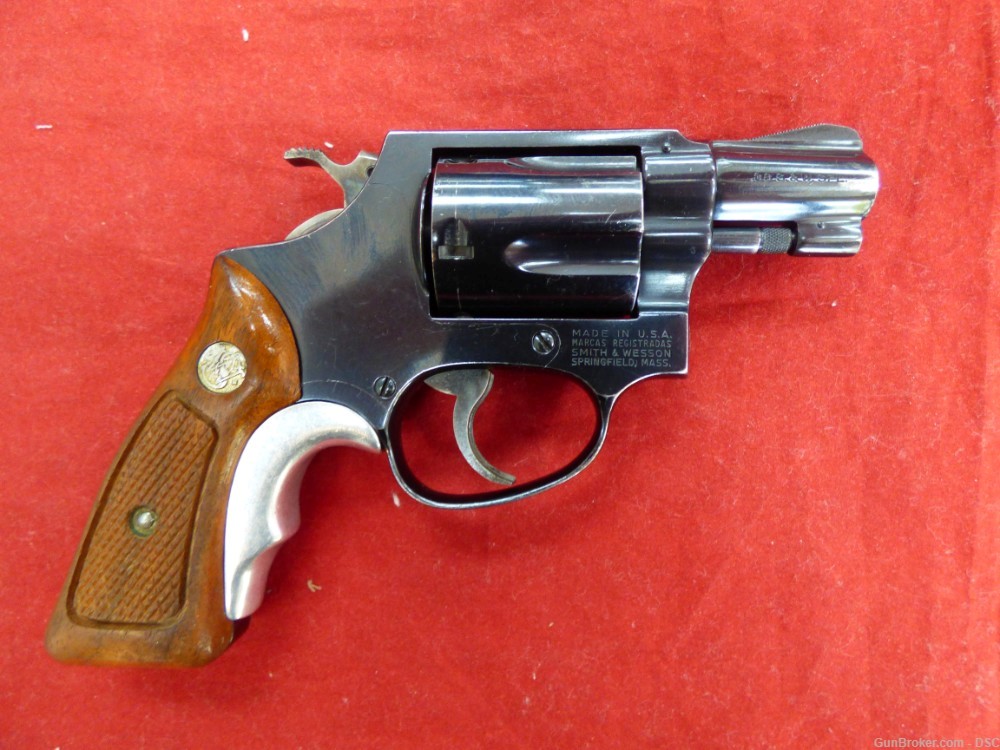 Smith & Wesson Model 36 Blued Square Butt  - .38 Special S&W -img-0