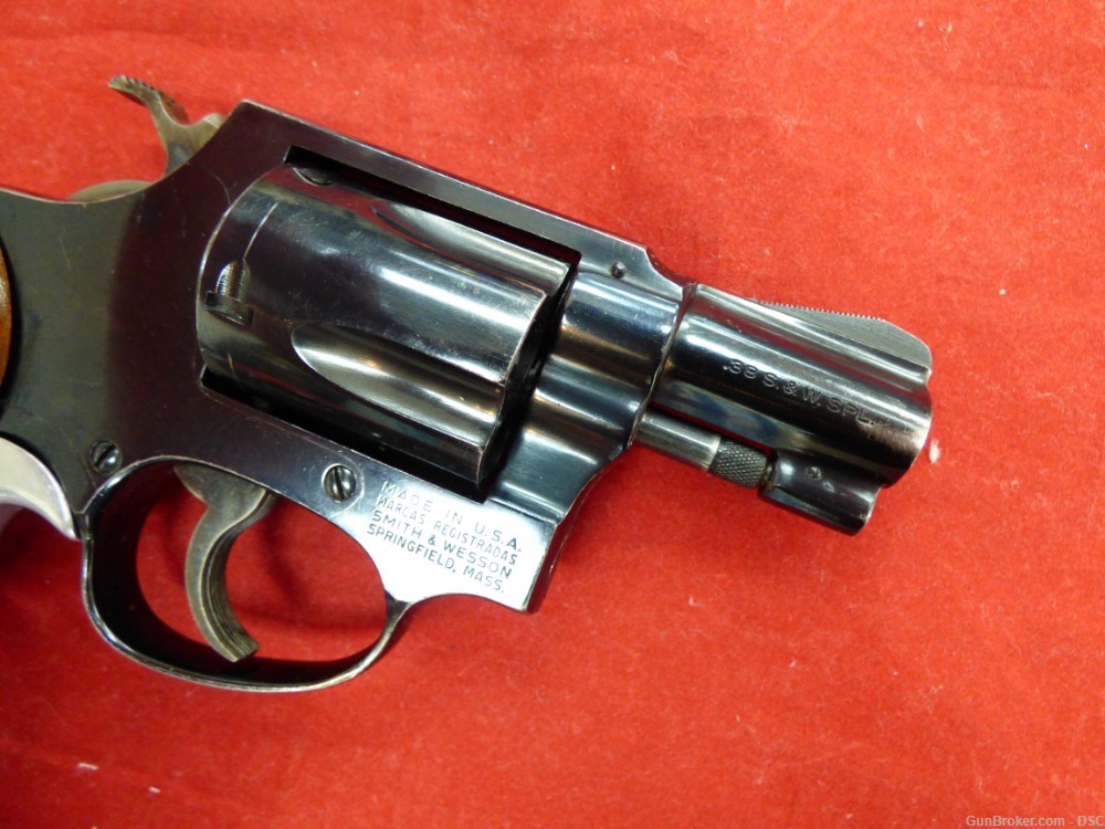 Smith & Wesson Model 36 Blued Square Butt  - .38 Special S&W -img-12