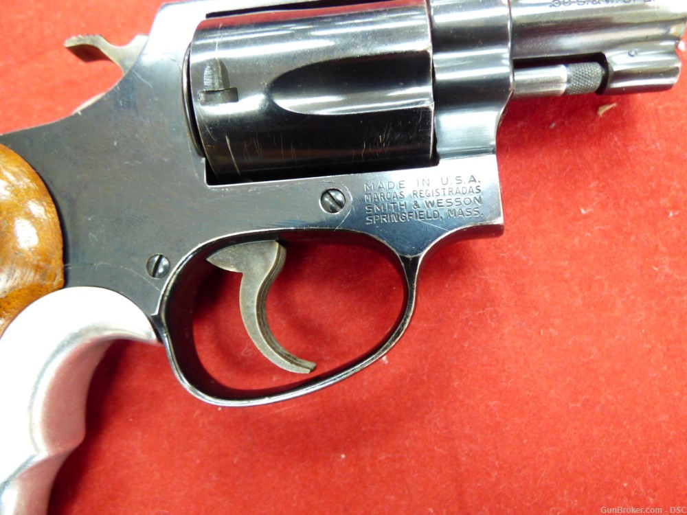 Smith & Wesson Model 36 Blued Square Butt  - .38 Special S&W -img-11