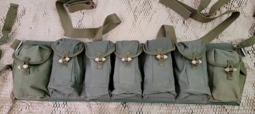GENUINE CHINESE MILITARY TYPE 63 56 68 CHEST-RIG BANDOLIER NOS-img-0