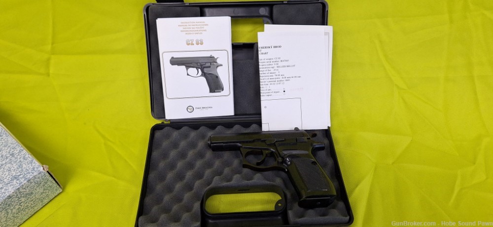 CZ 83 PISTOL .380ACP WITH BOX AND PAPERS-img-0