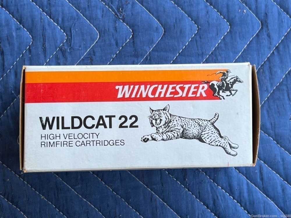 VINTAGE WINCHESTER BRICK OF 500 22LR WILDCAT 22 FULL BOX-img-0