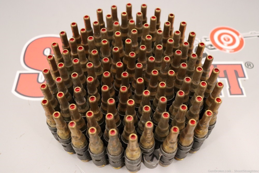 Lot O' One Belt of 7.62x51NATO BLANK Ammo on MG Links - "LC 83"- Headstamps-img-9