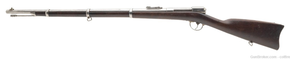 Rare Remington Burton Model 1868 single shot rifle .45 bottleneck (AL9618)-img-3