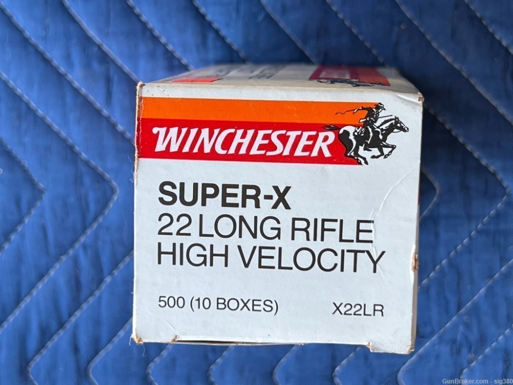 VINTAGE WINCHESTER BRICK OF 500 22LR WILDCAT 22 FULL BOX-img-4