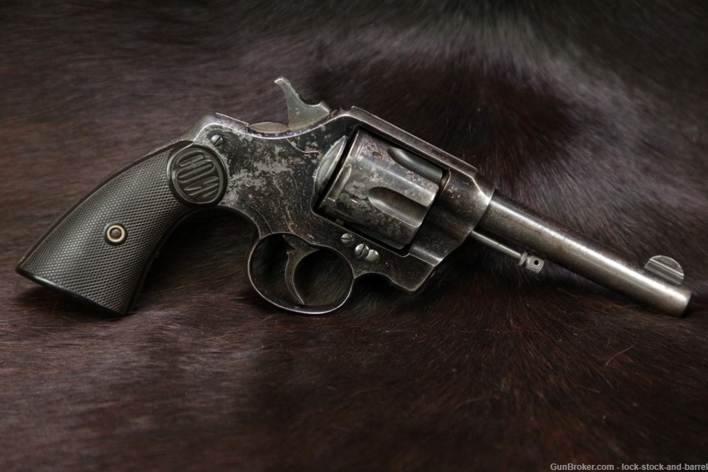 Colt Model 1903 New Navy 4 1/2" .32-20 WCF Double Action Revolver, 1907 C&R-img-2