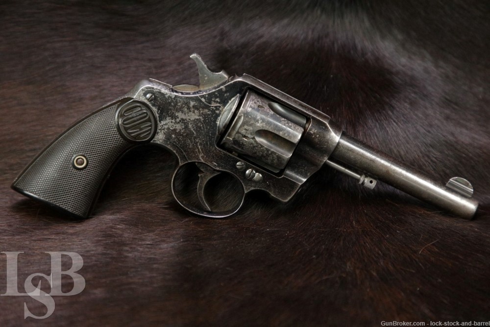 Colt Model 1903 New Navy 4 1/2" .32-20 WCF Double Action Revolver, 1907 C&R-img-0