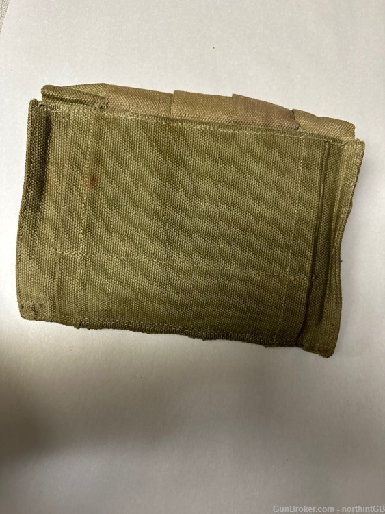 US GI WWII THOMPSON 5-20 RD AUTO ORDNANCE CORP. MAGAZINES SET WITH POUCH.-img-2